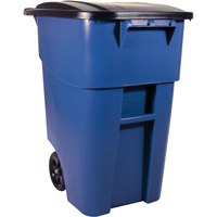 Brute<sup>®</sup> Roll Out Containers, Curbside, Plastic, 50 US gal. NI824 | Action Paper