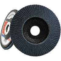 Disque &agrave; lamelles PowerBlend, 4-1/2" x 7/8", Type 29, Grain Z40, Alumine de zirconium Action Paper