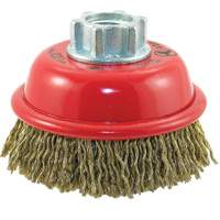 MAXI-CRIMPED Premium Crimped Wire Cup Brush Action Paper