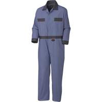 5133T Coveralls with Concealed Brass Buttons, Men's, Navy Blue, Size 42 Action Paper