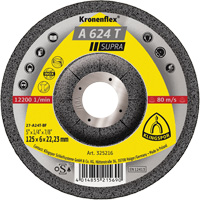 A 624 T Supra Kronenflex&reg; Grinding Disc, 5" x 1/4", 7/8" Arbor Action Paper