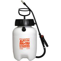 Industrial Acid Staining Sprayers, 1 gal. (4 L), Plastic, 12" Wand NJ009 | Action Paper