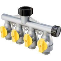 HiFlo Metal 4-Way Hose Valves Action Paper