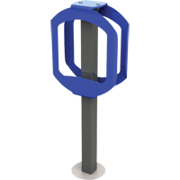 Bike Stop Bike Racks, Steel, 2 Bike Capacity Action Paper