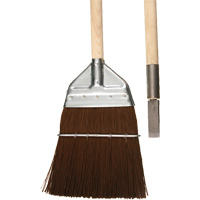 Railway & Track Broom with Chisel, Wood Handle, Polypropylene Bristles, 56" L NJB572 | Action Paper