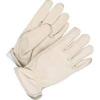 Ladies Insulated Driver Gloves, 8, Grain Cowhide Palm, Fleece Inner Lining Action Paper