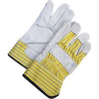 Gants d'ajusteur classiques, Taille unique, Paume en Cuir de vache refendu, Doublure en Molleton Action Paper