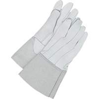 Gander Brand TIG Welder Gloves, Grain Sheepskin, Size Large Action Paper