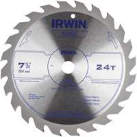 Classic Series Circular Saw Blade, 7-1/4", 24 Teeth, Wood Use Action Paper