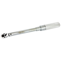 Heavy-Duty Micro-Adjustable Torque Wrench, Click, 1/4" Square Drive, 30 - 250 in-lbs. Action Paper