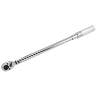 Micro-Adjustable Torque Wrench, Click, 1/2" Square Drive, 0 - 250 ft-lbs. Action Paper