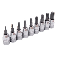 Jeu de douilles standards, Torx, Prise 3/8", 9 mrcx Action Paper