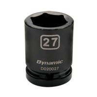 Metric Socket, Impact, 24 mm, 3/4" Drive, 6 Points Action Paper
