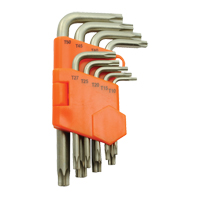 Hex Key Set, 9 Pcs., Torx&reg; Action Paper