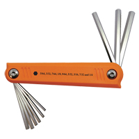 Folding Hex Key Set, 9 Pcs., Imperial Action Paper