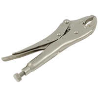 Locking Pliers, 10" Length, Curved Jaw Action Paper