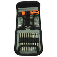 Multibit Screwdriver, 6-1/2" L, Cushion Grip Handle Action Paper