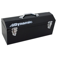 Hip Roof Tool Box, 7" D x 19" W x 7-1/2" H, Black Action Paper