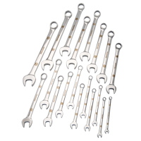 Wrench Set, Combination, 19 Pieces, Metric Action Paper