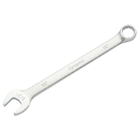 Combination Wrench, 12 Point, 1/4", Chrome Finish Action Paper