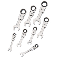 Stubby Wrench Set, Combination, 8 Pieces, Imperial Action Paper