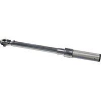 Micro-Adjustable Fixed-Head Torque Wrench, Click, 3/8" Square Drive, 10 - 100 ft-lbs. Action Paper