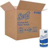 Scott<sup>®</sup> Kitchen Roll Towels, 1 Ply, 128 Sheets/Roll, 11" W, 8.78" L x NJJ028 | Action Paper