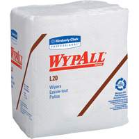 WypAll<sup>®</sup> L20 Single-Use Towels, All-Purpose, 12-1/2" L x 12" W NJJ030 | Action Paper