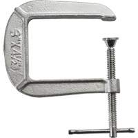 Serre-joint en C de s&eacute;rie l&eacute;g&egrave;re, Capacit&eacute; de 3" (76 mm), Profondeur de gorge de 4-1/2" (114 mm) Action Paper