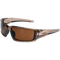 Lunettes de s&eacute;curit&eacute; Uvex Hypershock, Lentille Espresso, Anti-&eacute;gratignures/Polaris&eacute;, ANSI Z87+ Action Paper