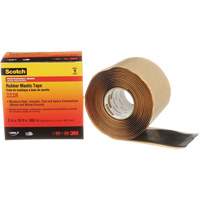 Ruban de mastic de caoutchouc 2228 Scotch, 50,8 mm (2") x 3 m (10'), Noir Action Paper