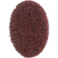 Disque de conditionnement de surface SC-DR Roloc Scotch-Brite, 2" dia., Grain Moyen, Oxyde d'aluminium Action Paper