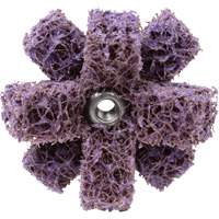 Scotch-Brite Cross Buff, BF-XB, 1-1/2" Dia., Medium Grit, Aluminum Oxide Action Paper