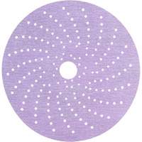 Disque de ponçage net mauve Hookit, dia 6", Grain P240, Oxyde d'aluminium, Poids C Action Paper