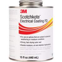 Scotchkote Electrical Coating FD, Clear, 15 oz., Can Action Paper