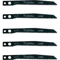 #2 Jigsaw Blades, High Speed Steel, 3-7/32" L, 14 TPI Action Paper