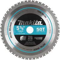 Carbide-Tipped Saw Blade, 5-3/8", 50 Teeth, Metal Use Action Paper