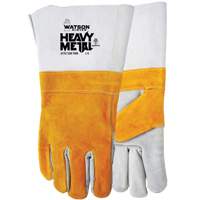 Cow Town Flame-Resistant Gloves, Split Cowhide, Size Small Action Paper