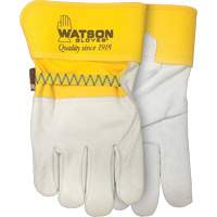 Double Trouble Gloves, One Size, Grain Cowhide Palm Action Paper