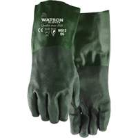 Dura Dip Gloves, 12" L, PVC, Jersey Inner Lining Action Paper