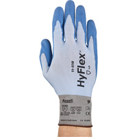 Gants Hy-Flex 11-518, Taille Petit/7, Calibre 18, Rev&ecirc;tement Polyur&eacute;thane, Enveloppe en Dyneema, ASTM ANSI niveau A2/EN 388 niveau B Action Paper