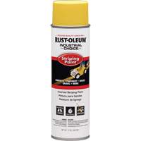 Industrial Choice<sup>®</sup> S1600 System Inverted Striping Spray Paint, Yellow, 18 oz., Aerosol Can KR689 | Action Paper