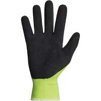 Dexterity&reg; Coated Gloves, 10, Latex Coating, 13 Gauge, Polyester Shell Action Paper