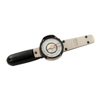 Torque Wrench, Dial, 1/4" Square Drive, 0 - 75 in-lbs. Action Paper