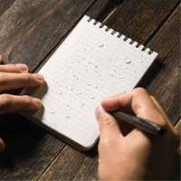 Pocket Top-Spiral Notebook, Soft Cover, Yellow, 100 Pages, 4" W x 6" L Action Paper