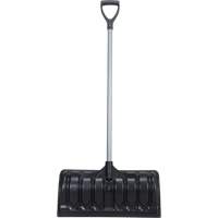 Snow Pusher, Polypropylene Blade, D-Grip Handle, 24-1/2" W Action Paper