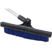 Snow Brush, Telescopic, Polypropylene Blade, 32-1/2" Long, Blue Action Paper