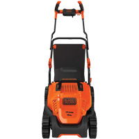 Lawn Mower with Comfort Grip Handle, Push Walk-Behind, Electric, 15" Cutting Width Action Paper