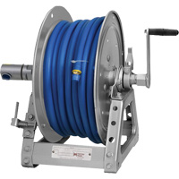 Manual Hose Reel, 75', Steel Action Paper