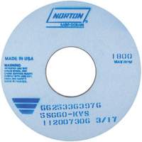 Tool Room Wheel, Type 01, Ceramic Alumina, 14" x 1" Action Paper
